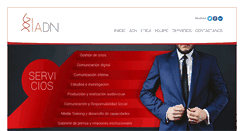Desktop Screenshot of adnconsultores.com